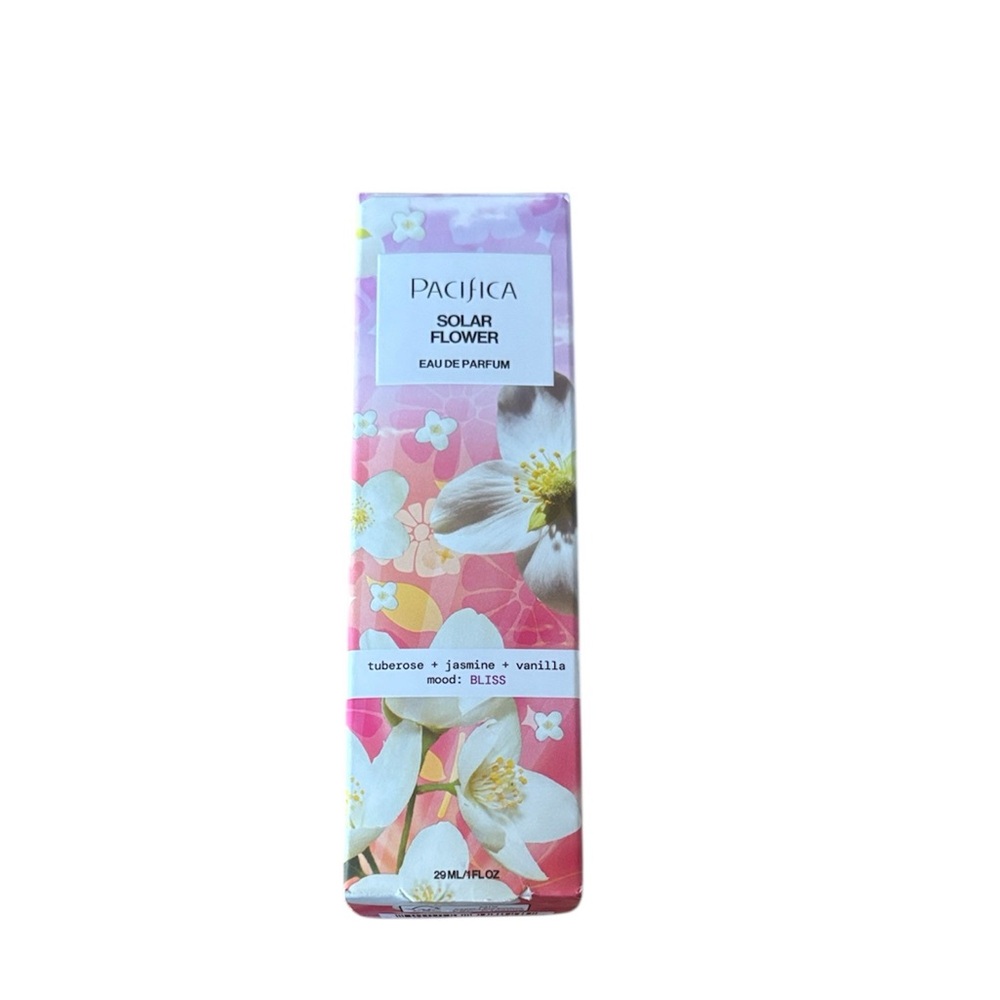 Pacifica | Solar Flower Eau De Parfum | Tuberose Jasmine Vanilla Mood: BLISS NWT